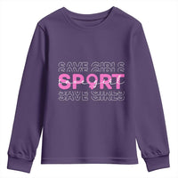 Save Girls Sports Youth Sweatshirt Feminist Body Positivity Inclusive Equality - Wonder Print Shop
