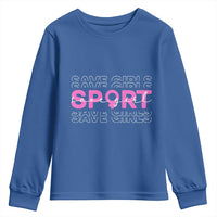 Save Girls Sports Youth Sweatshirt Feminist Body Positivity Inclusive Equality - Wonder Print Shop