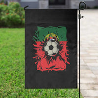Portugal Soccer Garden Flag Portuguese Flag Soccer Ball Futebol - Wonder Print Shop