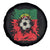Portugal Soccer Spare Tire Cover Portuguese Flag Soccer Ball Futebol - Wonder Print Shop