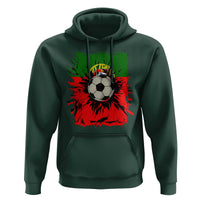 Portugal Soccer Hoodie Portuguese Flag Soccer Ball Futebol - Wonder Print Shop