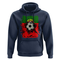 Portugal Soccer Hoodie Portuguese Flag Soccer Ball Futebol - Wonder Print Shop