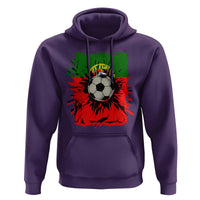 Portugal Soccer Hoodie Portuguese Flag Soccer Ball Futebol - Wonder Print Shop