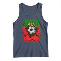 Portugal Soccer Tank Top Portuguese Flag Soccer Ball Futebol - Wonder Print Shop