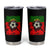 Portugal Soccer Tumbler Cup Portuguese Flag Soccer Ball Futebol - Wonder Print Shop