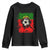 Portugal Soccer Youth Sweatshirt Portuguese Flag Soccer Ball Futebol - Wonder Print Shop