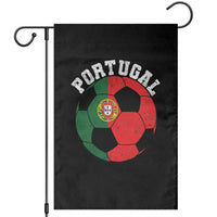 Portugal Soccer Garden Flag Portuguese Flag Soccer Ball Futebol Football Fan - Wonder Print Shop