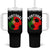 Portugal Soccer Tumbler With Handle Portuguese Flag Soccer Ball Futebol Football Fan - Wonder Print Shop