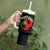 Portugal Soccer Tumbler With Handle Portuguese Flag Soccer Ball Futebol Football Fan - Wonder Print Shop