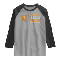 Funny Soccer Raglan Shirt Life Is About Goals And Assists Youth Soccer - Wonder Print Shop