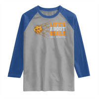 Funny Soccer Raglan Shirt Life Is About Goals And Assists Youth Soccer - Wonder Print Shop