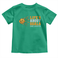 Funny Soccer Toddler T Shirt Life Is About Goals And Assists Youth Soccer - Wonder Print Shop