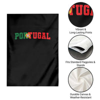 Vintage Portugal Garden Flag Classic Portuguese Flag Retro Varsity Futebol - Wonder Print Shop