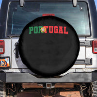 Vintage Portugal Spare Tire Cover Classic Portuguese Flag Retro Varsity Futebol - Wonder Print Shop