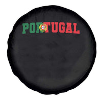 Vintage Portugal Spare Tire Cover Classic Portuguese Flag Retro Varsity Futebol - Wonder Print Shop