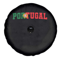 Vintage Portugal Spare Tire Cover Classic Portuguese Flag Retro Varsity Futebol - Wonder Print Shop