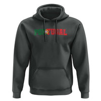 Vintage Portugal Hoodie Classic Portuguese Flag Retro Varsity Futebol - Wonder Print Shop