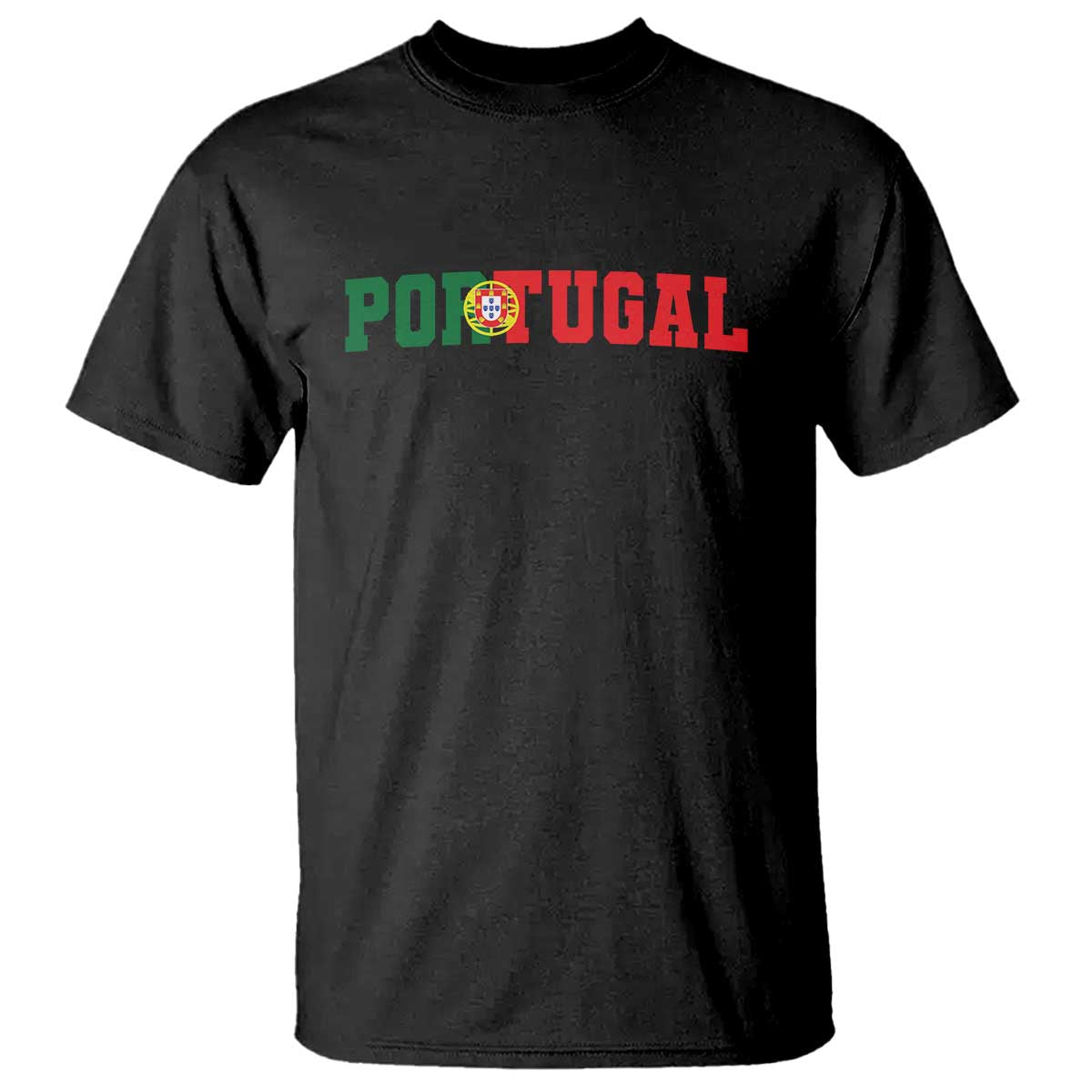 Vintage Portugal T Shirt Classic Portuguese Flag Retro Varsity Futebol - Wonder Print Shop