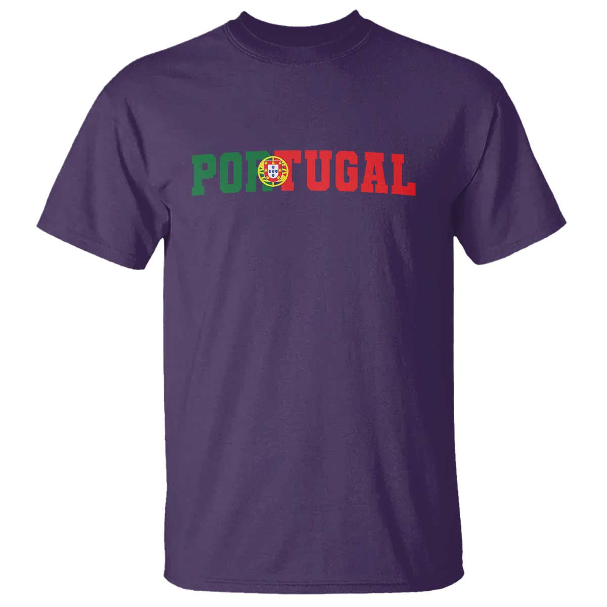 Vintage Portugal T Shirt Classic Portuguese Flag Retro Varsity Futebol - Wonder Print Shop