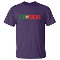 Vintage Portugal T Shirt Classic Portuguese Flag Retro Varsity Futebol - Wonder Print Shop