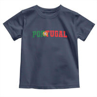 Vintage Portugal Toddler T Shirt Classic Portuguese Flag Retro Varsity Futebol - Wonder Print Shop