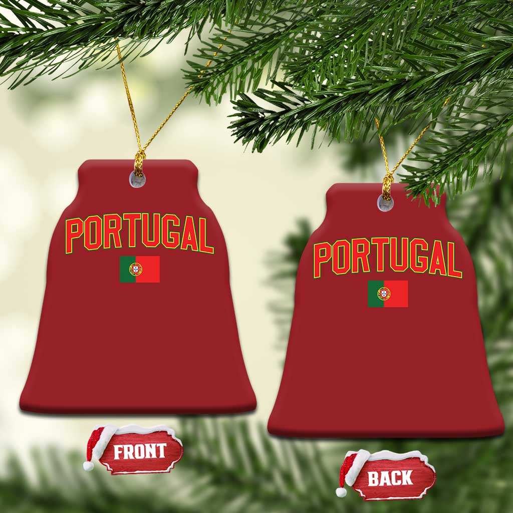 Portugal Christmas Ornament Portuguese Flag Futebol Fan - Wonder Print Shop