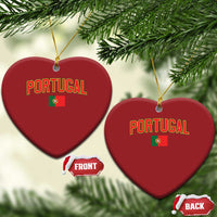Portugal Christmas Ornament Portuguese Flag Futebol Fan - Wonder Print Shop