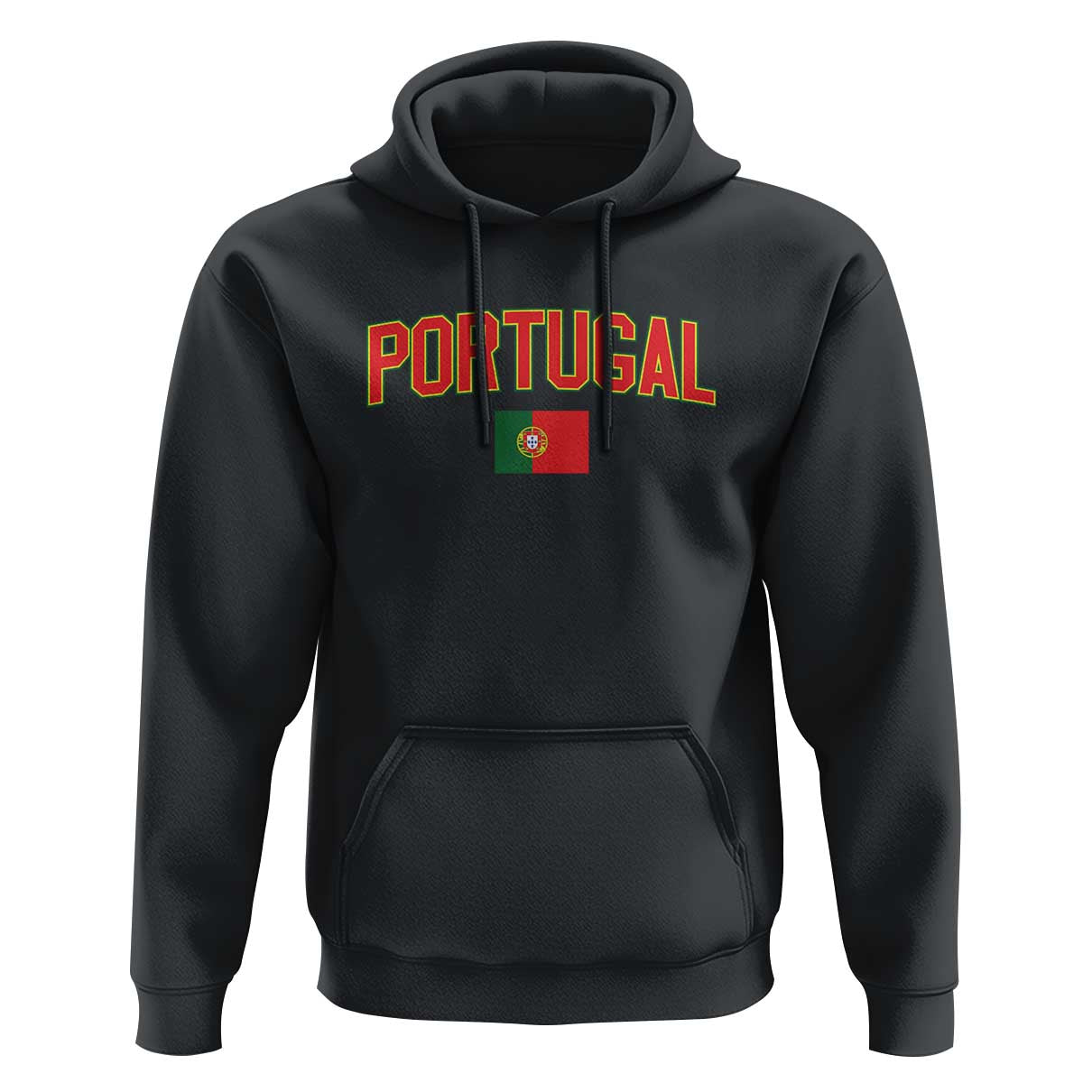 Portugal Hoodie Portuguese Flag Futebol Fan - Wonder Print Shop