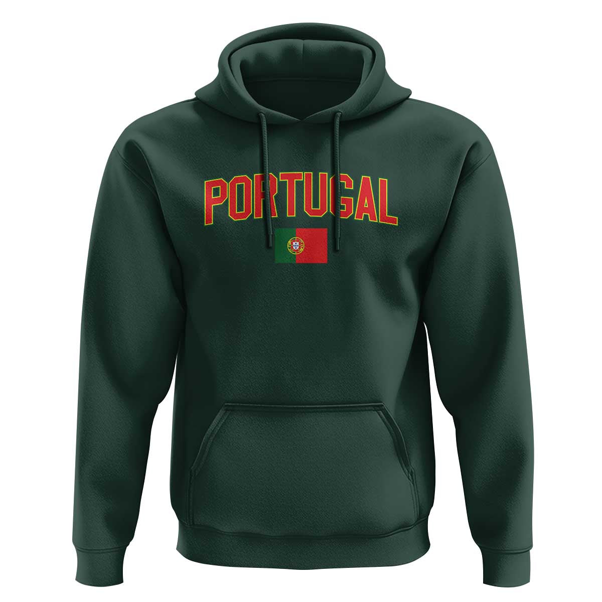 Portugal Hoodie Portuguese Flag Futebol Fan - Wonder Print Shop