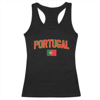 Portugal Racerback Tank Top Portuguese Flag Futebol Fan - Wonder Print Shop