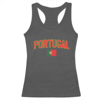 Portugal Racerback Tank Top Portuguese Flag Futebol Fan - Wonder Print Shop