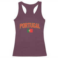 Portugal Racerback Tank Top Portuguese Flag Futebol Fan - Wonder Print Shop