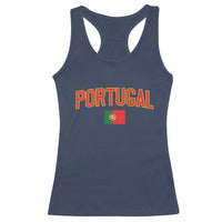 Portugal Racerback Tank Top Portuguese Flag Futebol Fan - Wonder Print Shop