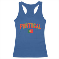 Portugal Racerback Tank Top Portuguese Flag Futebol Fan - Wonder Print Shop