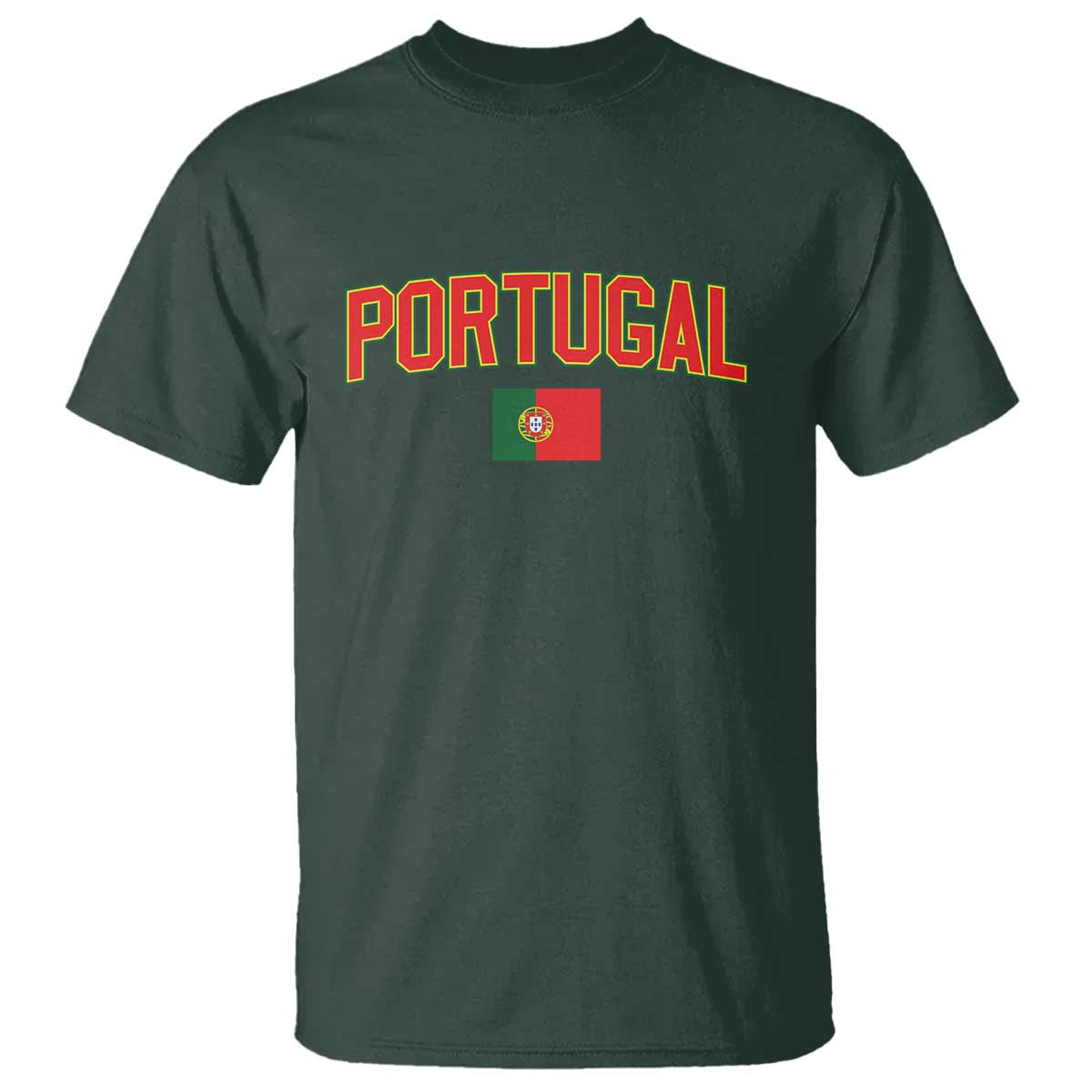 Portugal T Shirt Portuguese Flag Futebol Fan - Wonder Print Shop