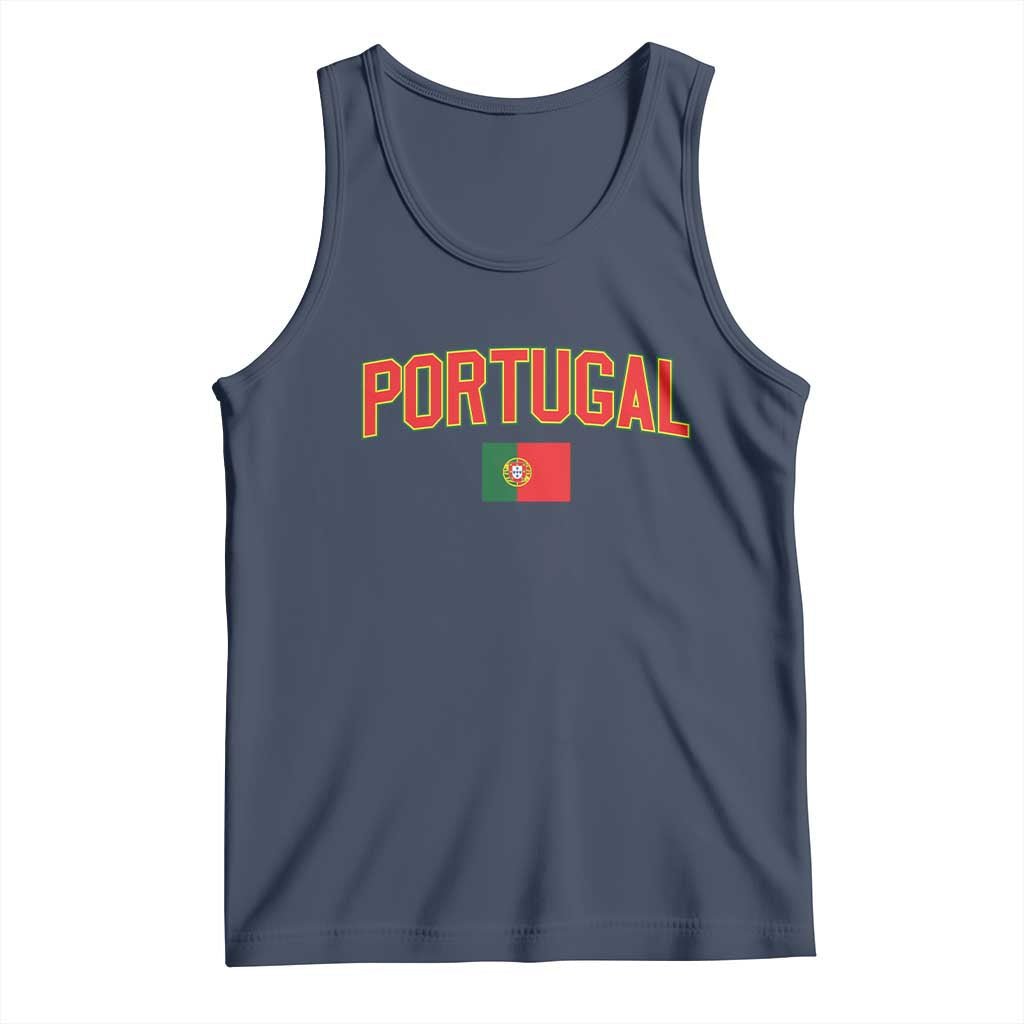 Portugal Tank Top Portuguese Flag Futebol Fan - Wonder Print Shop