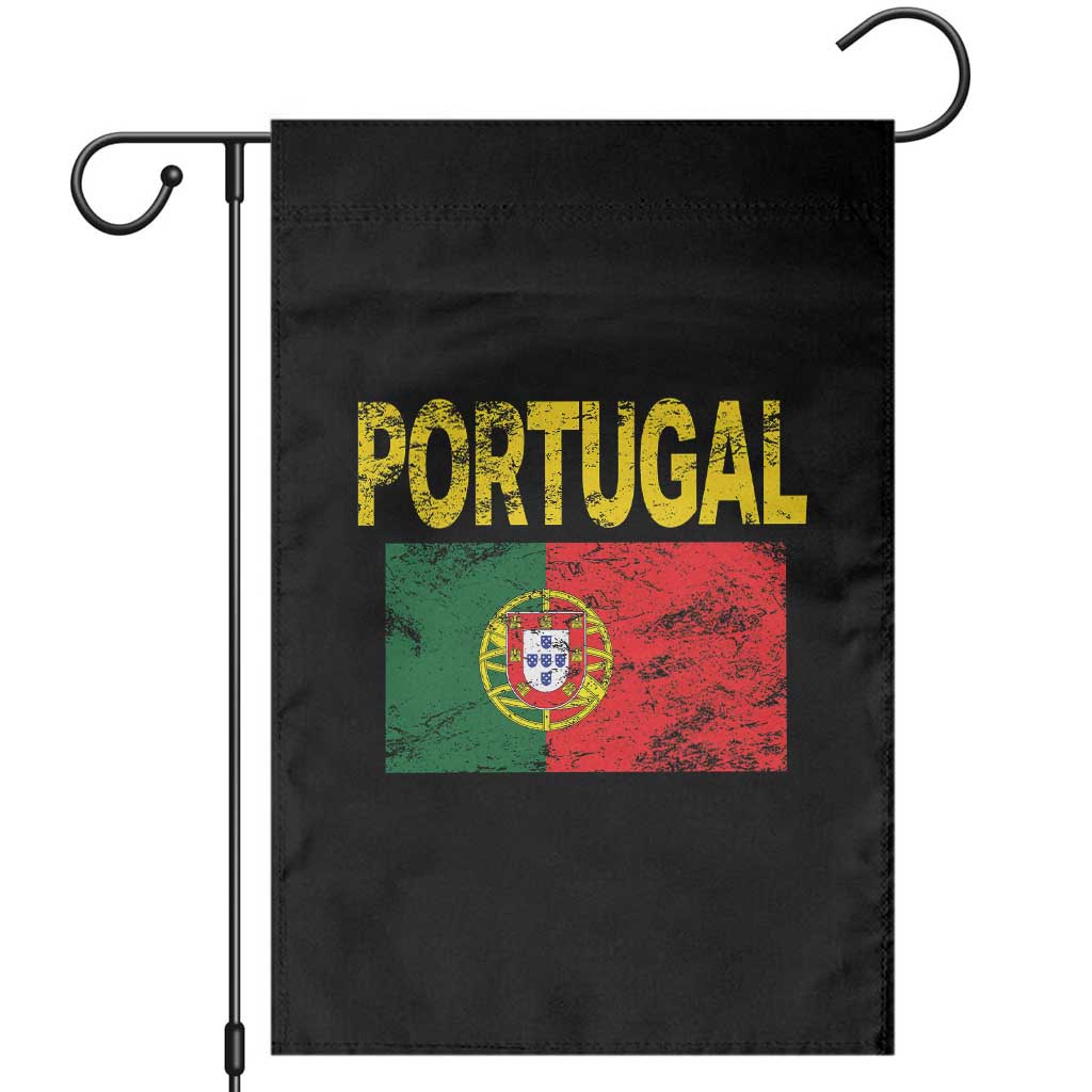Portugal Flag Garden Flag Retro Vintage Portuguese Flags Futebol - Wonder Print Shop