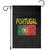 Portugal Flag Garden Flag Retro Vintage Portuguese Flags Futebol - Wonder Print Shop