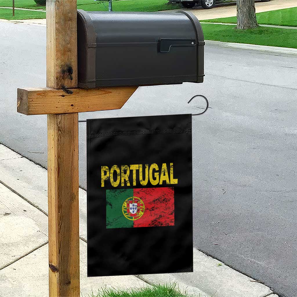 Portugal Flag Garden Flag Retro Vintage Portuguese Flags Futebol - Wonder Print Shop