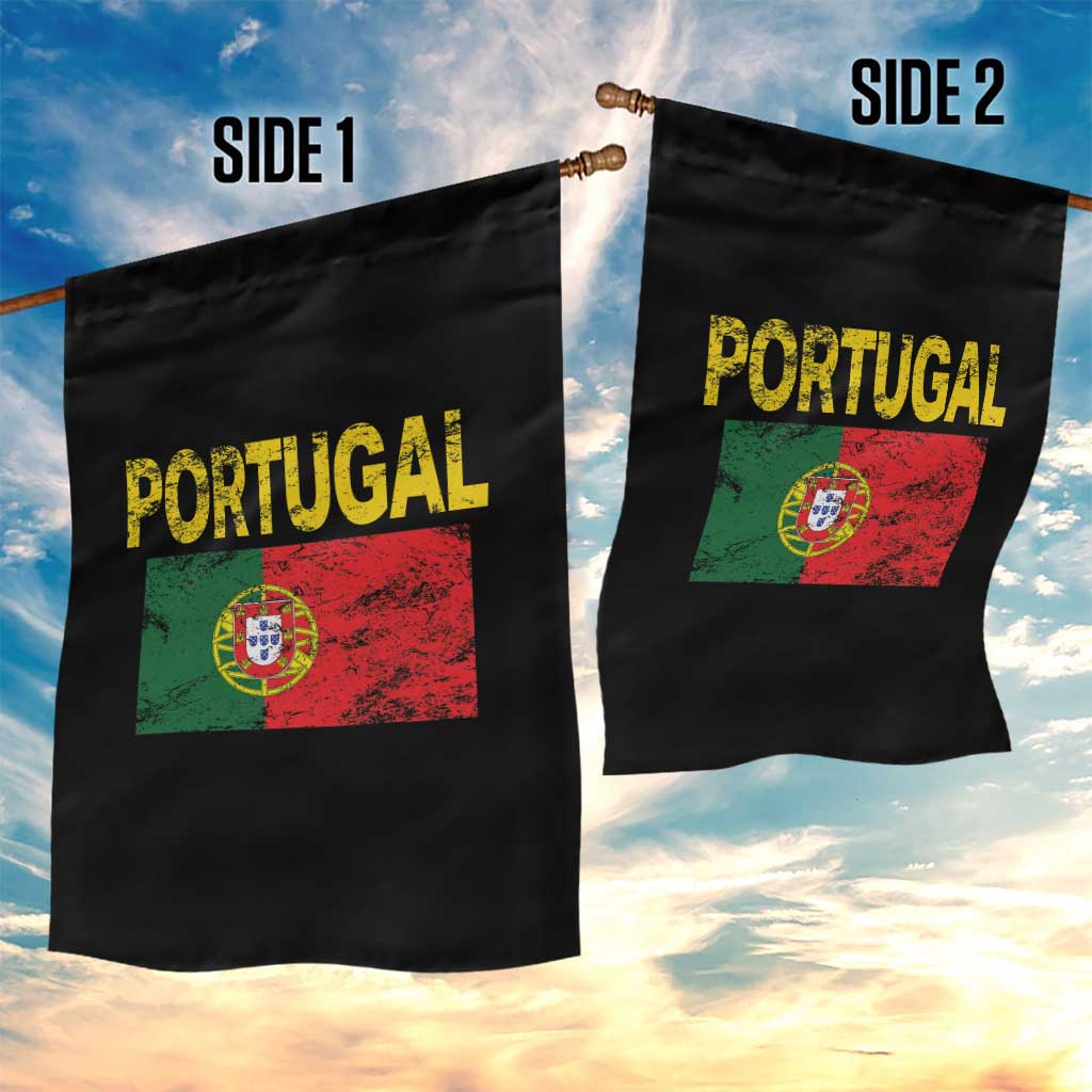 Portugal Flag Garden Flag Retro Vintage Portuguese Flags Futebol - Wonder Print Shop