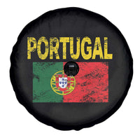 Portugal Flag Spare Tire Cover Retro Vintage Portuguese Flags Futebol - Wonder Print Shop