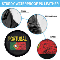 Portugal Flag Spare Tire Cover Retro Vintage Portuguese Flags Futebol - Wonder Print Shop