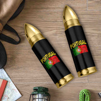 Portugal Flag Bullet Tumbler Retro Vintage Portuguese Flags Futebol - Wonder Print Shop
