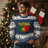 Portugal Flag Ugly Christmas Sweater Retro Vintage Portuguese Flags Futebol - Wonder Print Shop