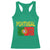 Portugal Flag Racerback Tank Top Retro Vintage Portuguese Flags Futebol - Wonder Print Shop