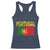 Portugal Flag Racerback Tank Top Retro Vintage Portuguese Flags Futebol - Wonder Print Shop