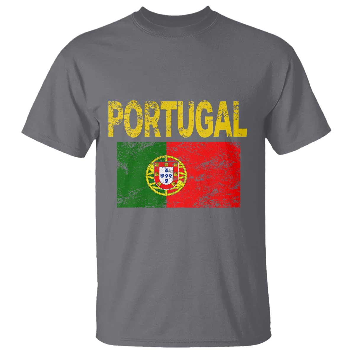 Portugal Flag T Shirt Retro Vintage Portuguese Flags Futebol - Wonder Print Shop