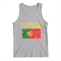 Portugal Flag Tank Top Retro Vintage Portuguese Flags Futebol - Wonder Print Shop