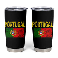 Portugal Flag Tumbler Cup Retro Vintage Portuguese Flags Futebol - Wonder Print Shop