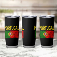 Portugal Flag Tumbler Cup Retro Vintage Portuguese Flags Futebol - Wonder Print Shop